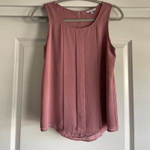 Naked Zebra Mauve Pink Tank Blouse